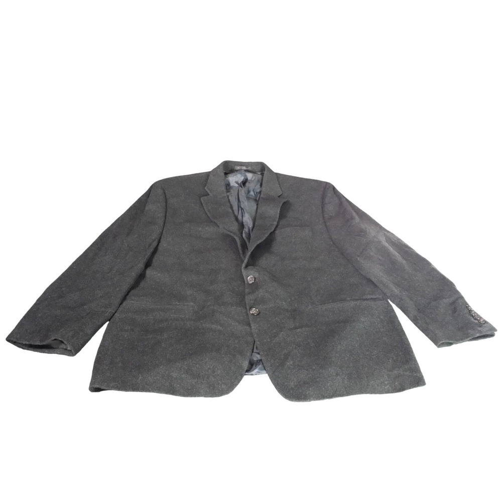 Lauren Ralph Lauren Mens Sz 48R Gray Wool Blazer Designer Workwear Classic Coat